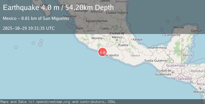 Map of GUERRERO, MEXICO