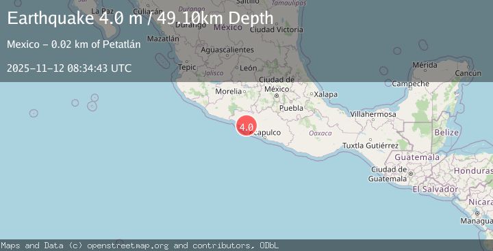 Map of GUERRERO, MEXICO