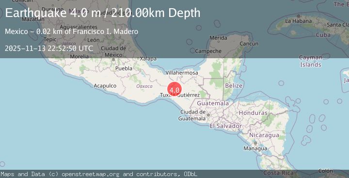 Map of CHIAPAS, MEXICO