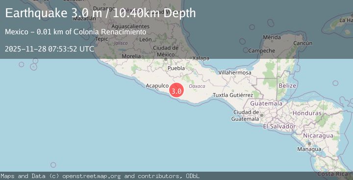 Map of GUERRERO, MEXICO