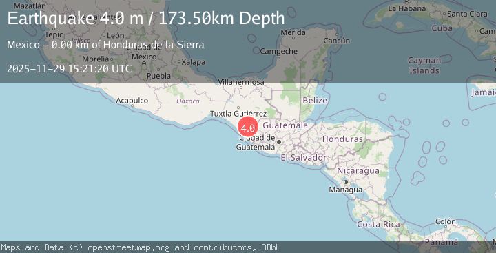 Map of CHIAPAS, MEXICO