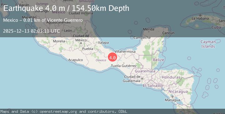 Map of VERACRUZ, MEXICO