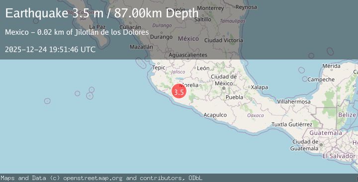 Map of JALISCO, MEXICO