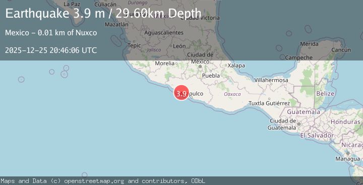 Map of GUERRERO, MEXICO