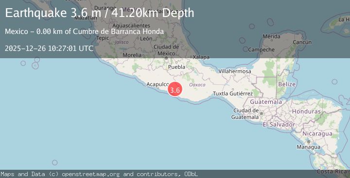 Map of GUERRERO, MEXICO