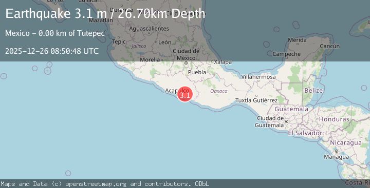 Map of GUERRERO, MEXICO
