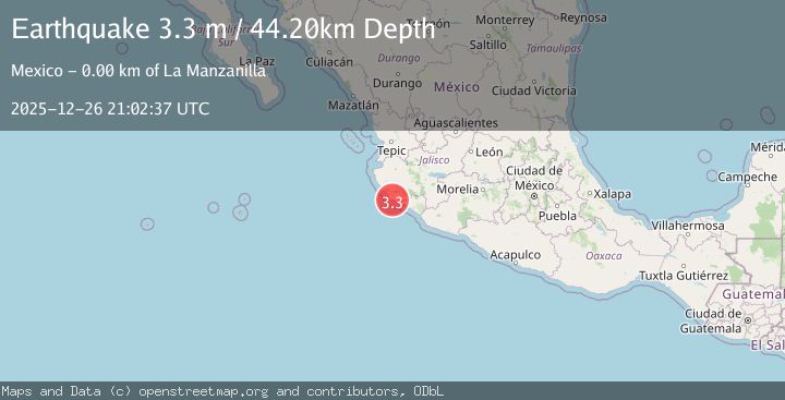 Map of JALISCO, MEXICO