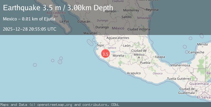 Map of JALISCO, MEXICO