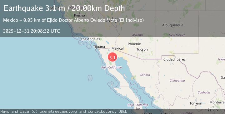 Map of BAJA CALIFORNIA, MEXICO