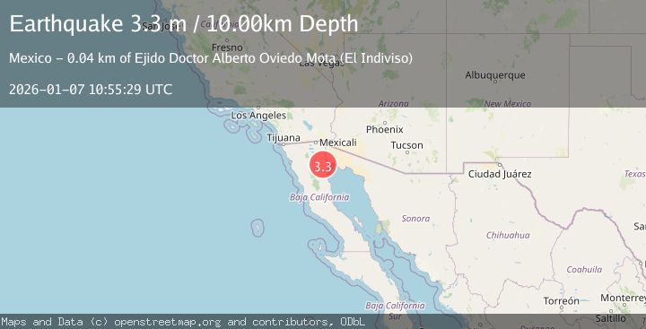 Map of BAJA CALIFORNIA, MEXICO