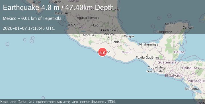 Map of GUERRERO, MEXICO