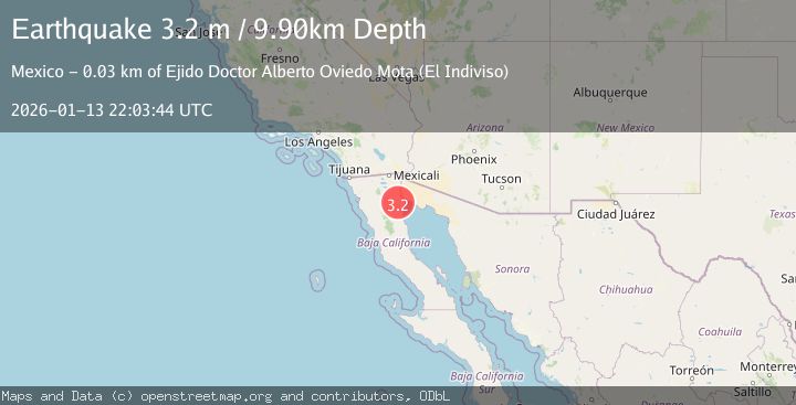 Map of BAJA CALIFORNIA, MEXICO