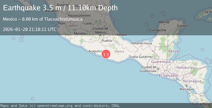 Map of GUERRERO, MEXICO