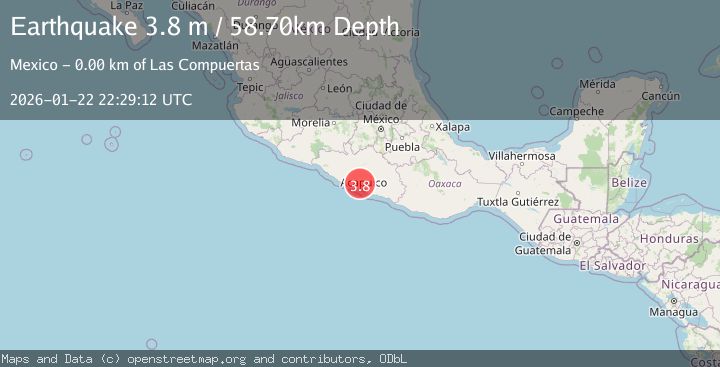 Map of GUERRERO, MEXICO