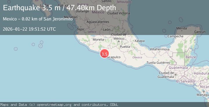 Map of GUERRERO, MEXICO