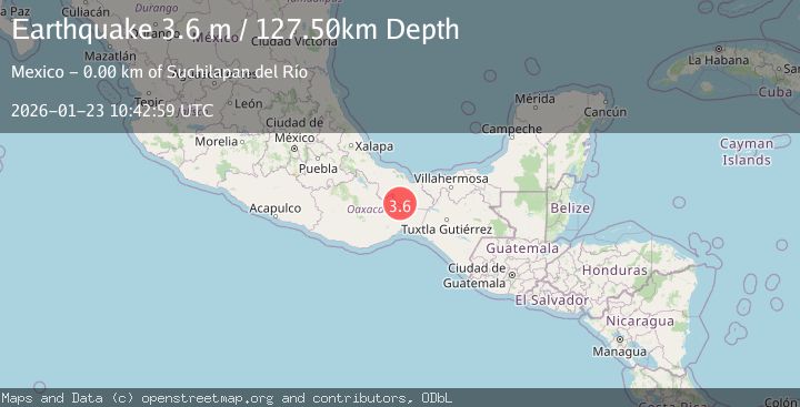 Map of VERACRUZ, MEXICO