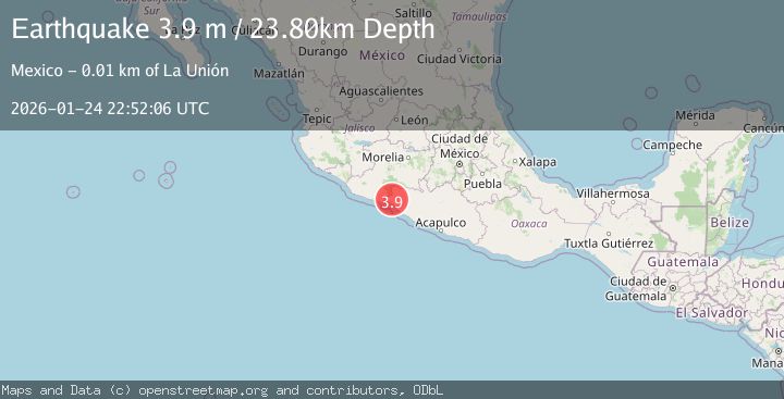 Map of GUERRERO, MEXICO