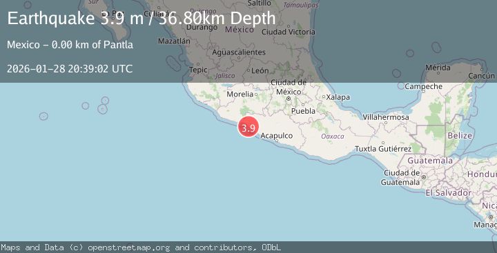 Map of GUERRERO, MEXICO
