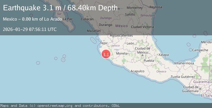 Map of JALISCO, MEXICO