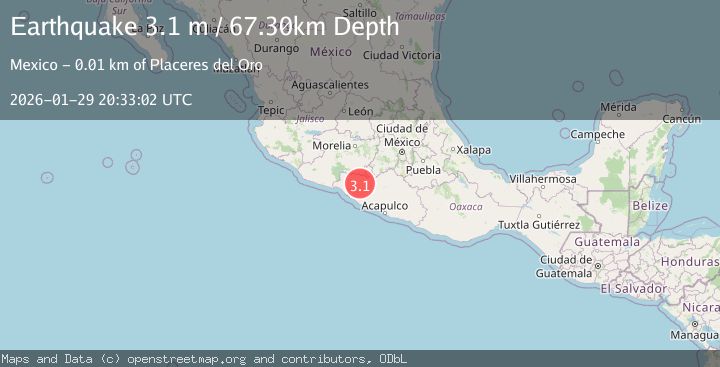 Map of GUERRERO, MEXICO