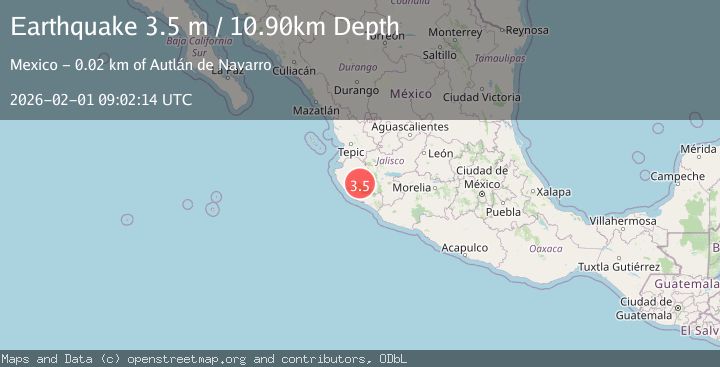 Map of JALISCO, MEXICO