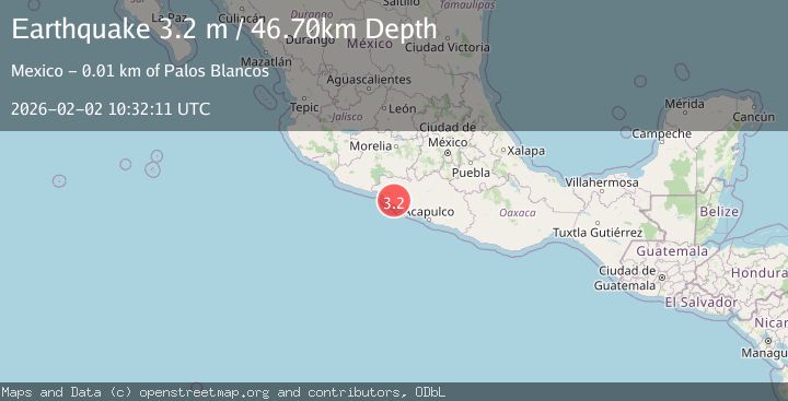 Map of GUERRERO, MEXICO