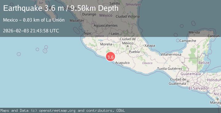 Map of GUERRERO, MEXICO