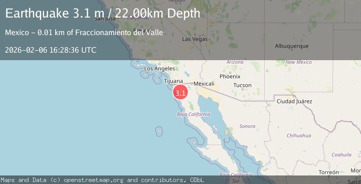 Map of BAJA CALIFORNIA, MEXICO