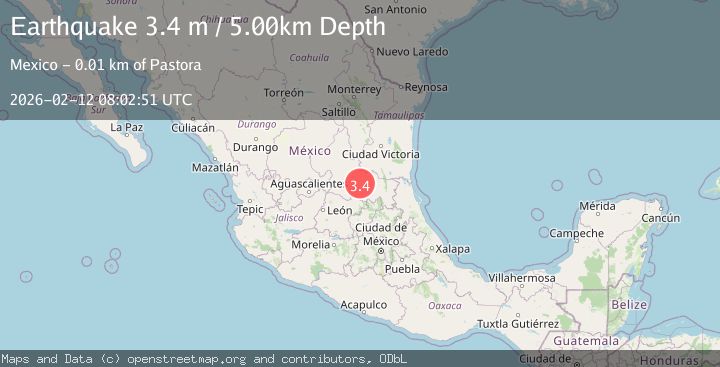 Map of SAN LUIS POTOSI, MEXICO