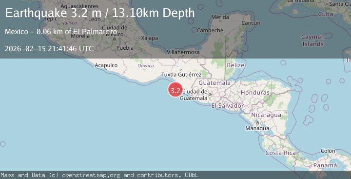 Map of OFFSHORE CHIAPAS, MEXICO