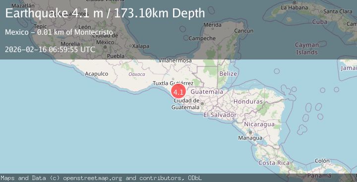 Map of CHIAPAS, MEXICO