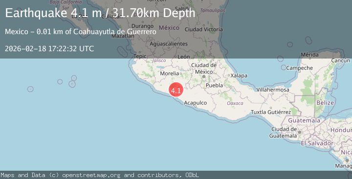Map of GUERRERO, MEXICO