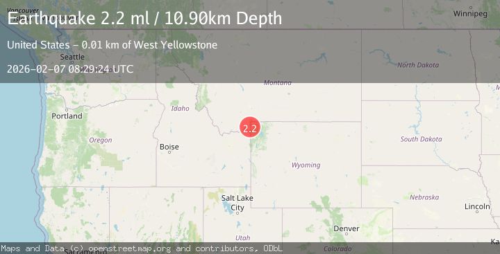 Map of YELLOWSTONE NAT. PARK, MONTANA