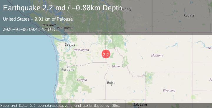 Map of NORTHERN IDAHO