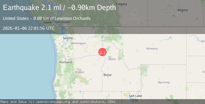Map of NORTHERN IDAHO