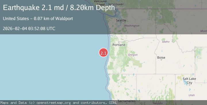 Map of OFFSHORE OREGON