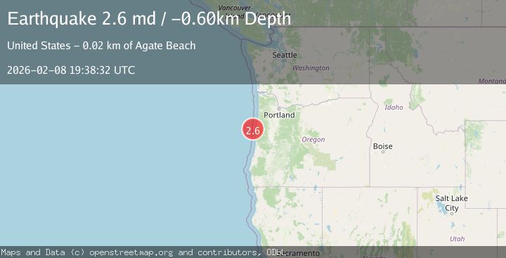 Map of OFFSHORE OREGON