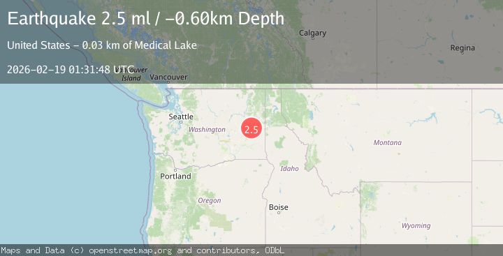 Map of WASHINGTON