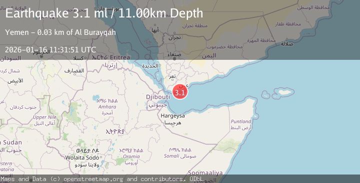 Map of NEAR THE COAST OF YEMEN
