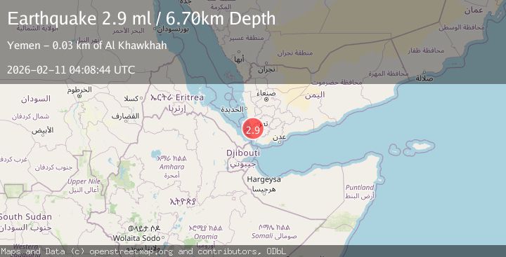 Map of NEAR THE COAST OF YEMEN