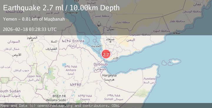 Map of NEAR THE COAST OF YEMEN