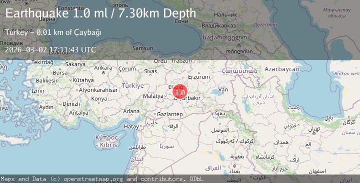 Map of EASTERN TURKEY