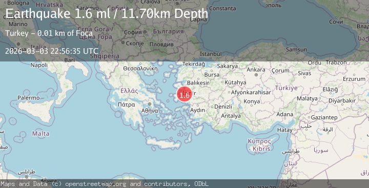 Map of NEAR THE COAST OF WESTERN TURKEY