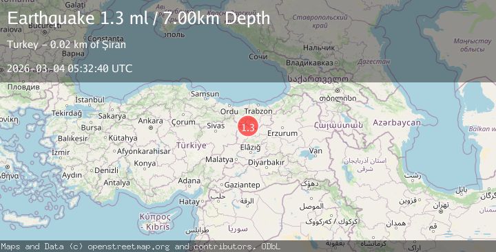 Map of EASTERN TURKEY