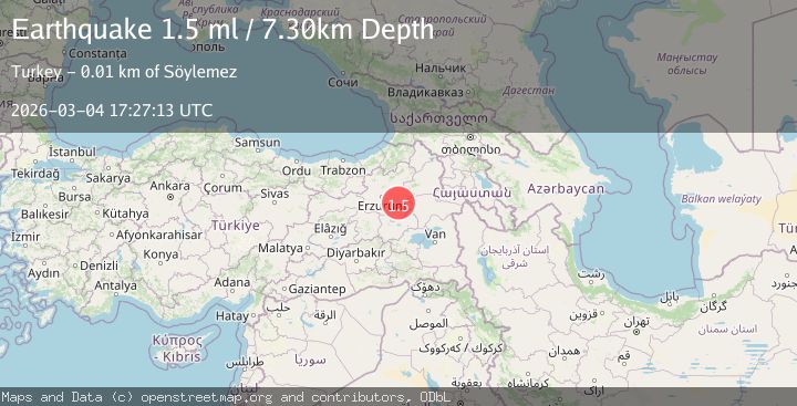 Map of EASTERN TURKEY