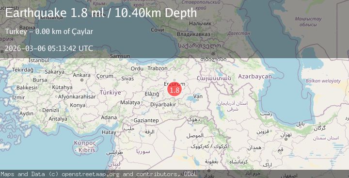 Map of EASTERN TURKEY