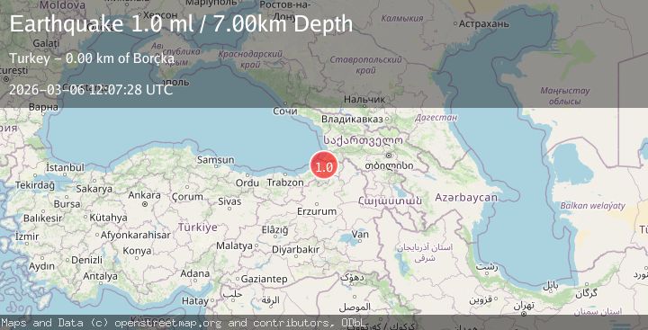 Map of EASTERN TURKEY