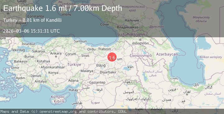 Map of EASTERN TURKEY