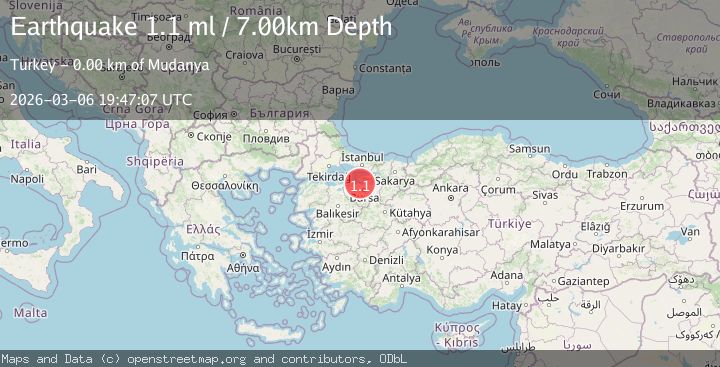 Map of WESTERN TURKEY