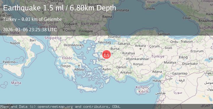 Map of WESTERN TURKEY